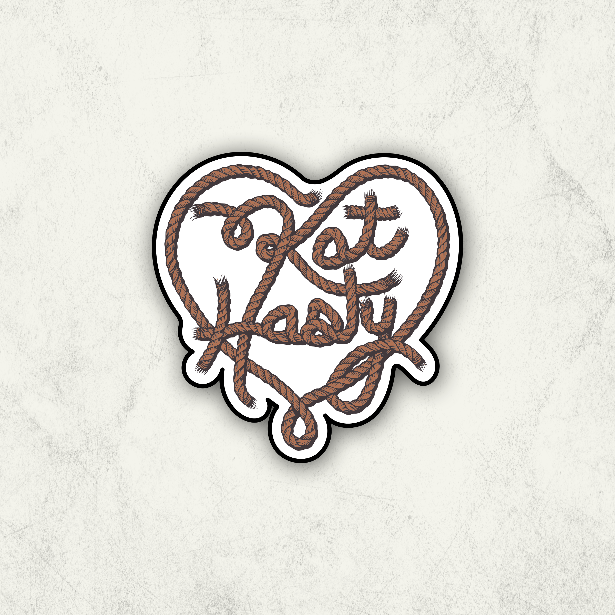 Kat Hasty Rope Sticker