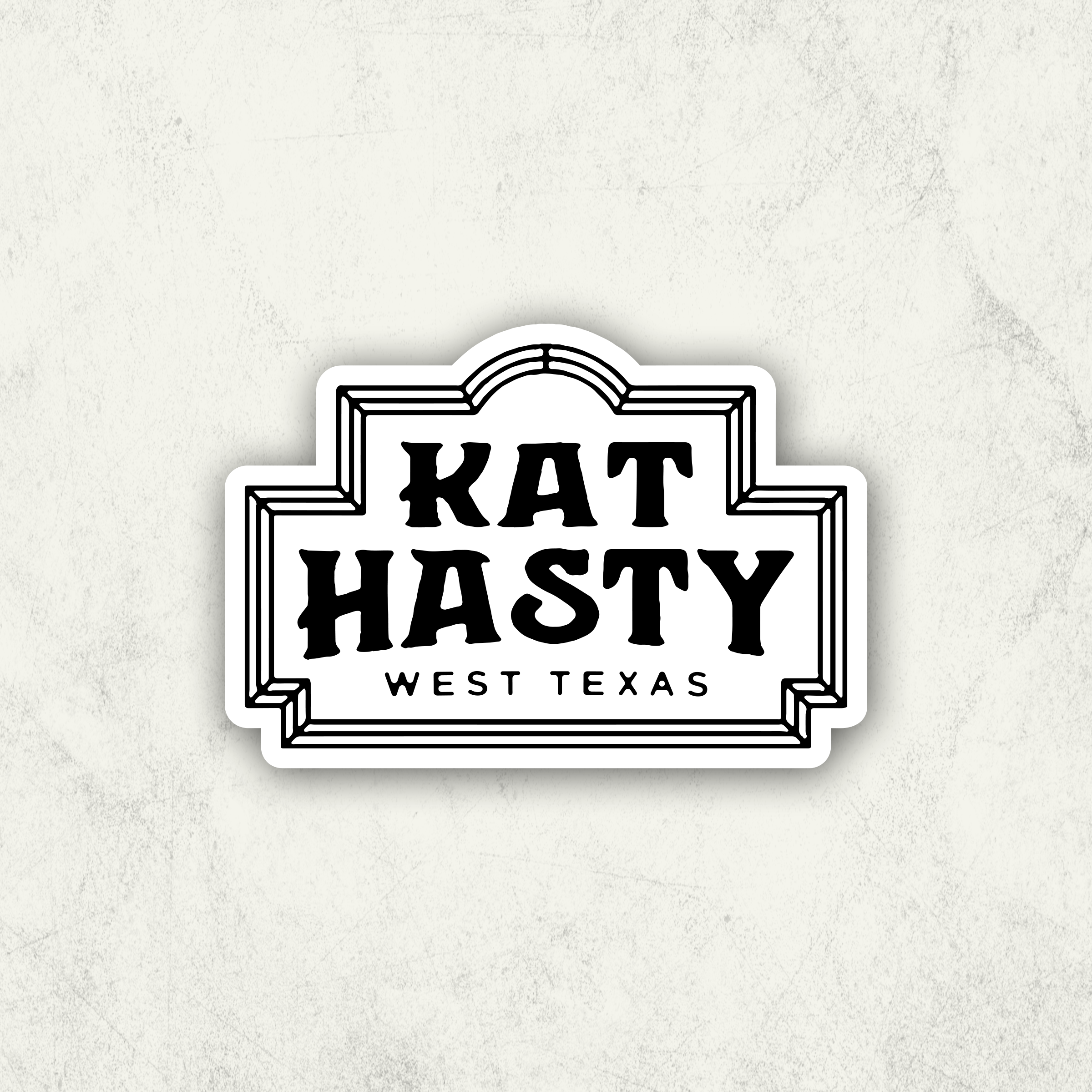 West Texas Logo Vinyl Sticker