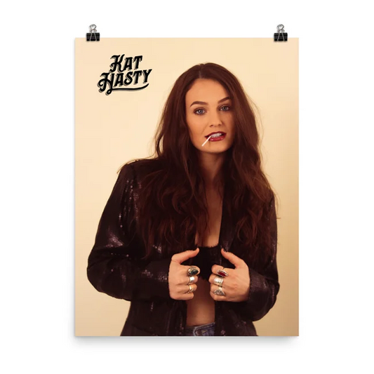 Birthday Kat Matte Poster